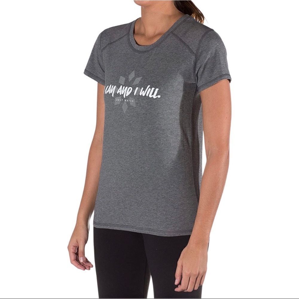 Gray “Rip It” Women's X-Large Softball T-Shirt • NWT